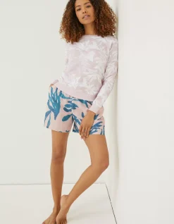 FatFace Mcs Becky Tie Dye Sweatshirt Light Pink