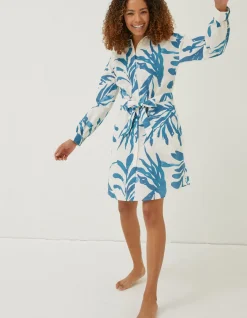 FatFace Mcs Fenella Seaweed Dress Ivory Hot
