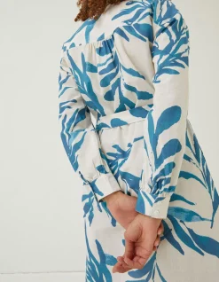 FatFace Mcs Fenella Seaweed Dress Ivory Hot
