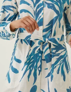 FatFace Mcs Fenella Seaweed Dress Ivory Hot