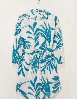 FatFace Mcs Fenella Seaweed Dress Ivory Hot