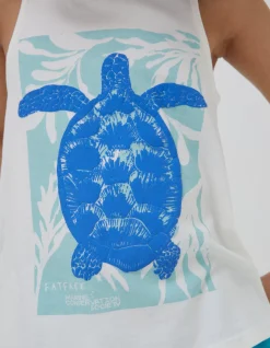 FatFace Mcs Graphic Vest Off White Best