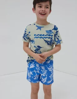 FatFace Mcs Rock Pool Swim Shorts Cobalt Blue