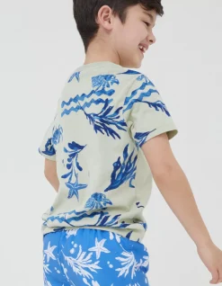 FatFace Mcs Rock Pool Swim Shorts Cobalt Blue