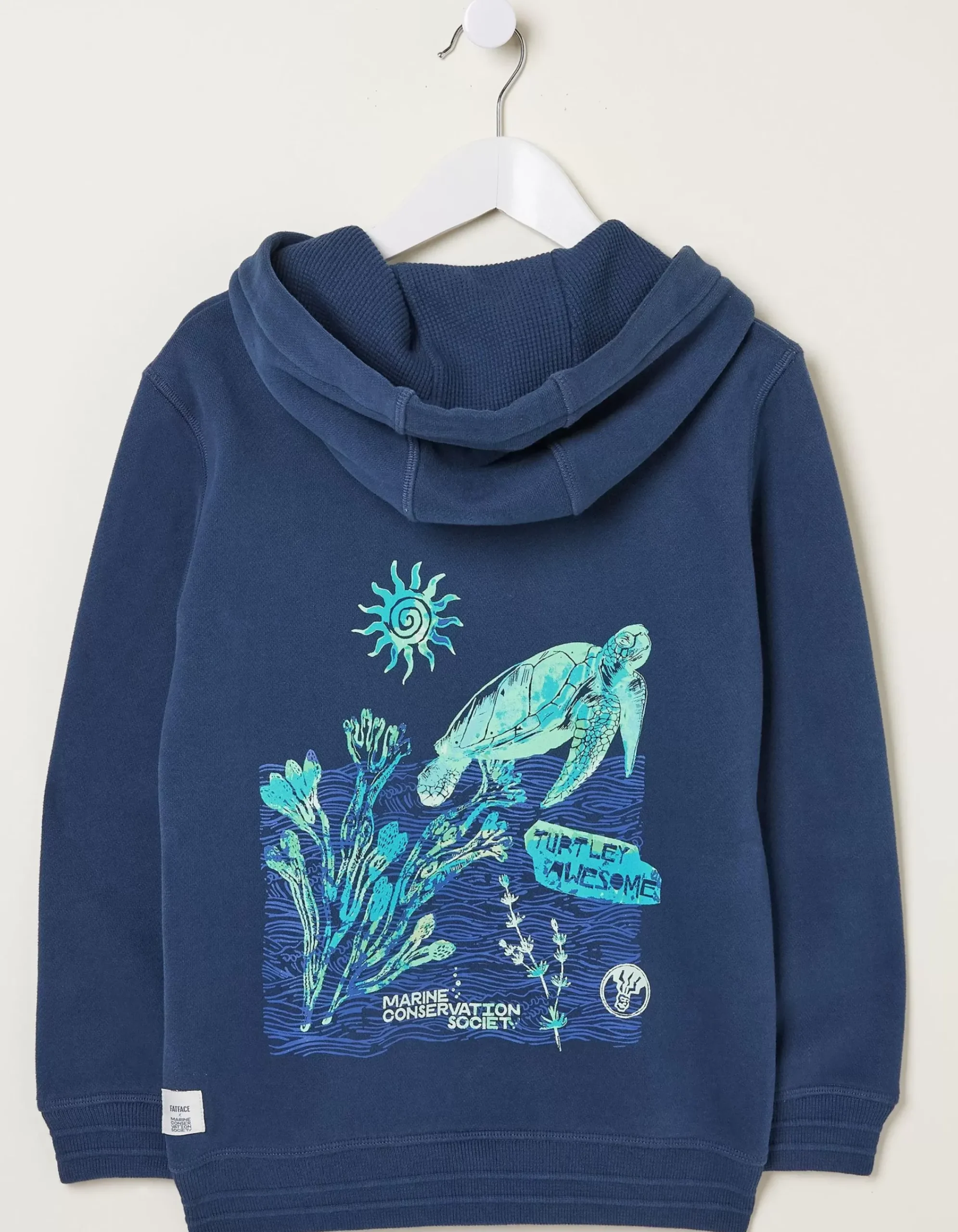 FatFace Mcs Zip Through Navy Hot