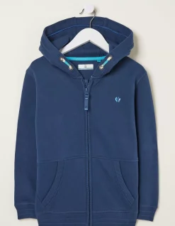 FatFace Mcs Zip Through Navy Hot