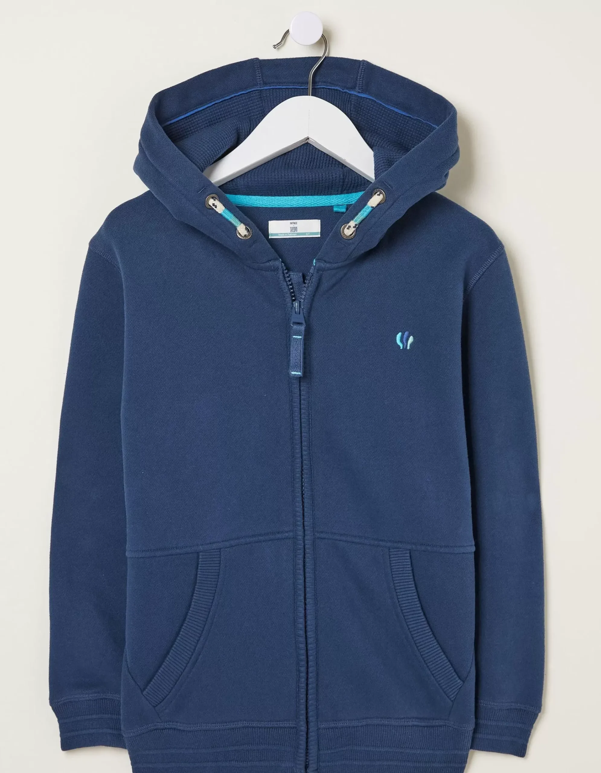FatFace Mcs Zip Through Navy Hot