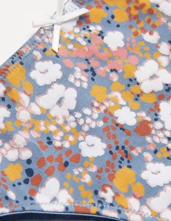 FatFace Mia Floral Cheeky Knickers Teal Blue Outlet