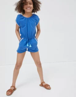 FatFace Mia Playsuit Cobalt Blue