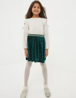 FatFace Millie Star Print Dress Emerald Green Sale