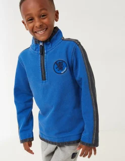 FatFace Mini Scotland Airlie Sweat Blue Clearance