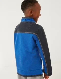 FatFace Mini Scotland Airlie Sweat Blue Clearance