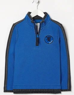 FatFace Mini Scotland Airlie Sweat Blue Clearance