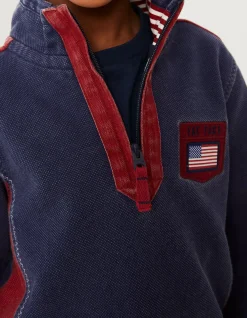 FatFace Mini Us Airlie Sweat Navy Best