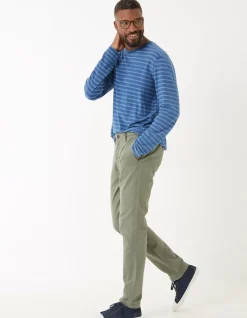 FatFace Modern Coastal Chino Mid Green Sale