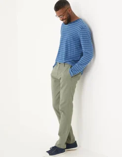 FatFace Modern Coastal Chino Mid Green Sale