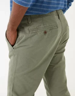 FatFace Modern Coastal Chino Mid Green Sale