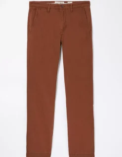 FatFace Modern Coastal Chino Chestnut Brown Outlet