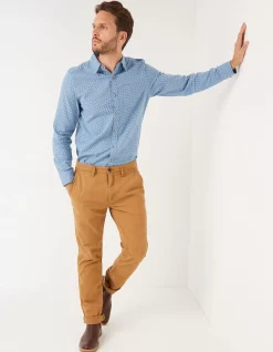 FatFace Modern Coastal Chino Tan Brown Sale