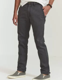 FatFace Modern Coastal Chinos Charcoal Grey New