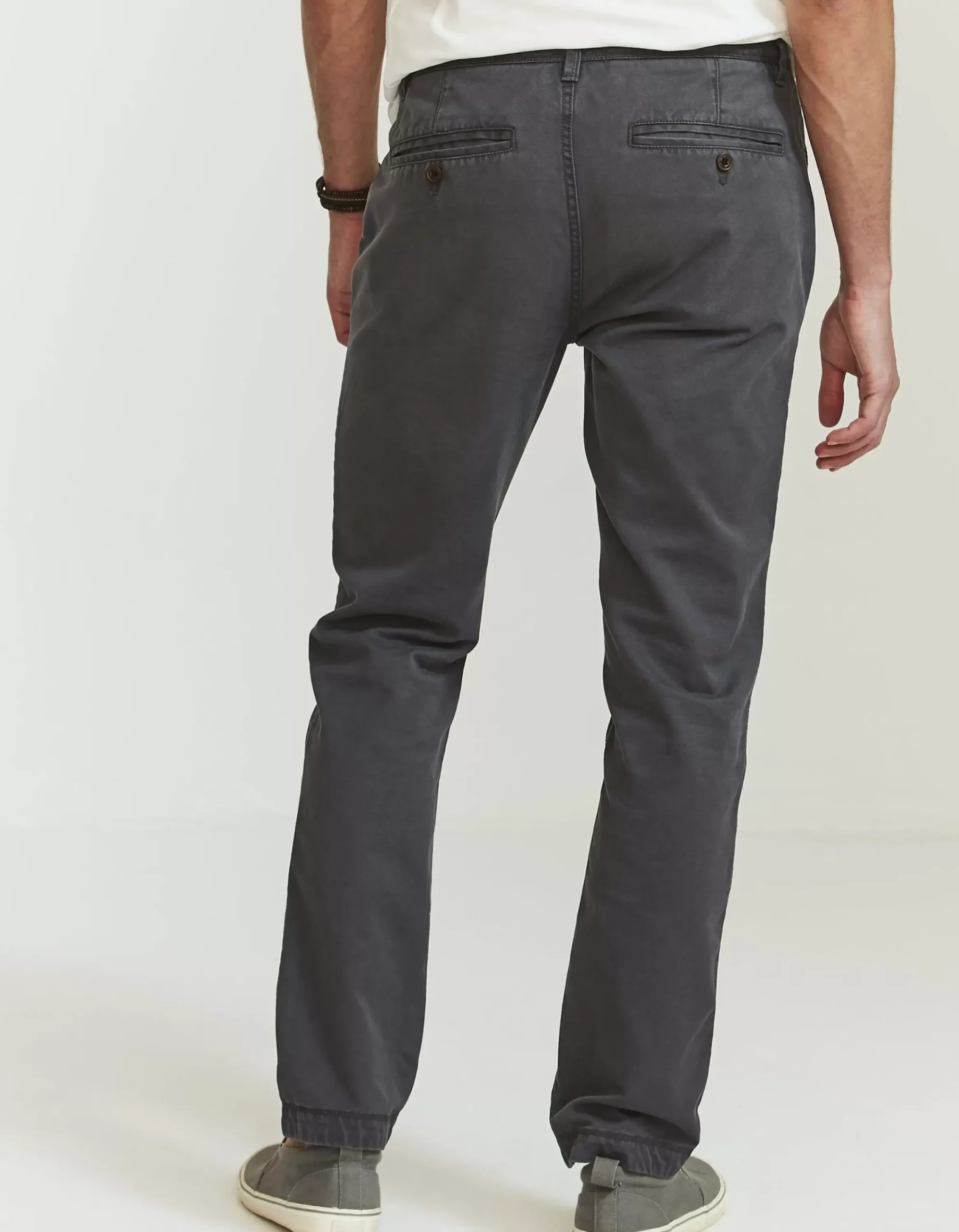 FatFace Modern Coastal Chinos Charcoal Grey New