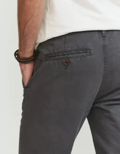 FatFace Modern Coastal Chinos Charcoal Grey New