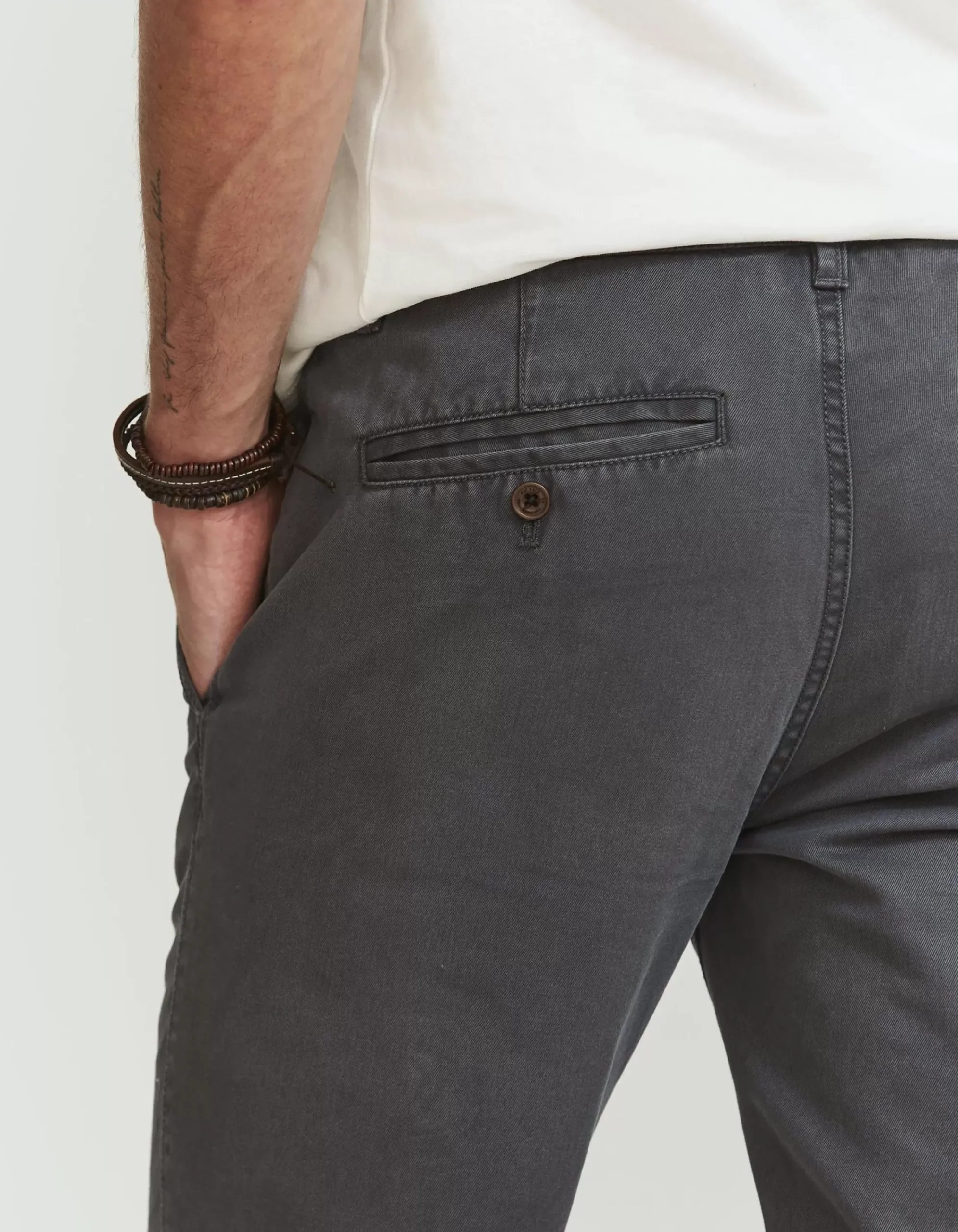 FatFace Modern Coastal Chinos Charcoal Grey New