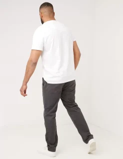 FatFace Modern Coastal Chinos Charcoal Grey New