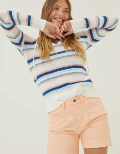 FatFace Mom Shorts Orange Clearance