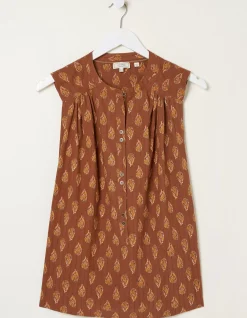 FatFace Morgan Woodblock Cami Top Tan Online