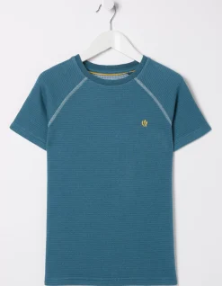 FatFace Mountain Graphic T-Shirt Navy New