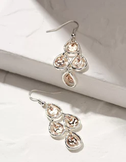 FatFace Multi Tiered Earrings Silver Outlet
