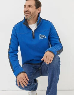 FatFace Nation Airlie Scotland Sweatshirt Blue Outlet
