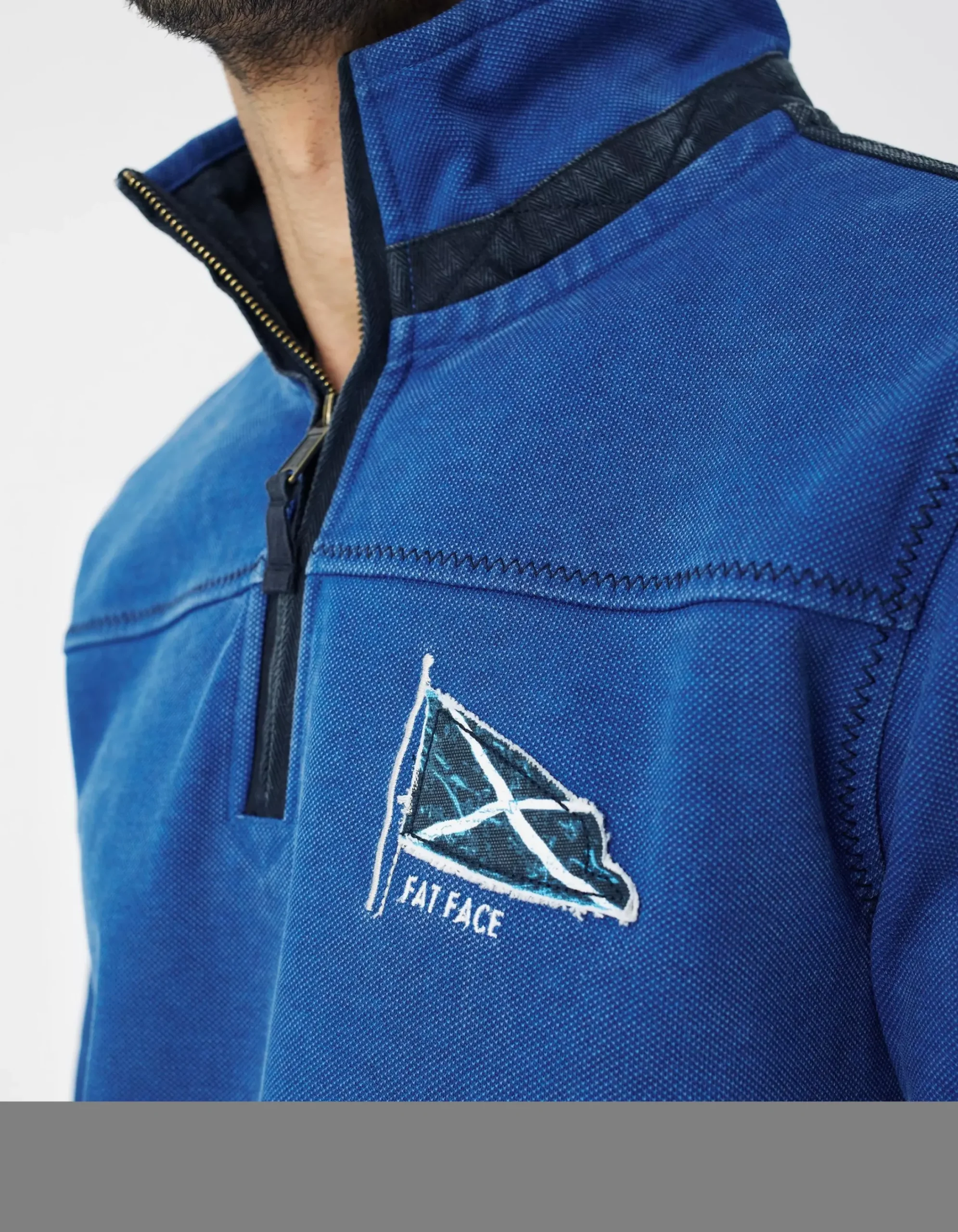 FatFace Nation Airlie Scotland Sweatshirt Blue Outlet