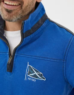 FatFace Nation Airlie Scotland Sweatshirt Blue Outlet