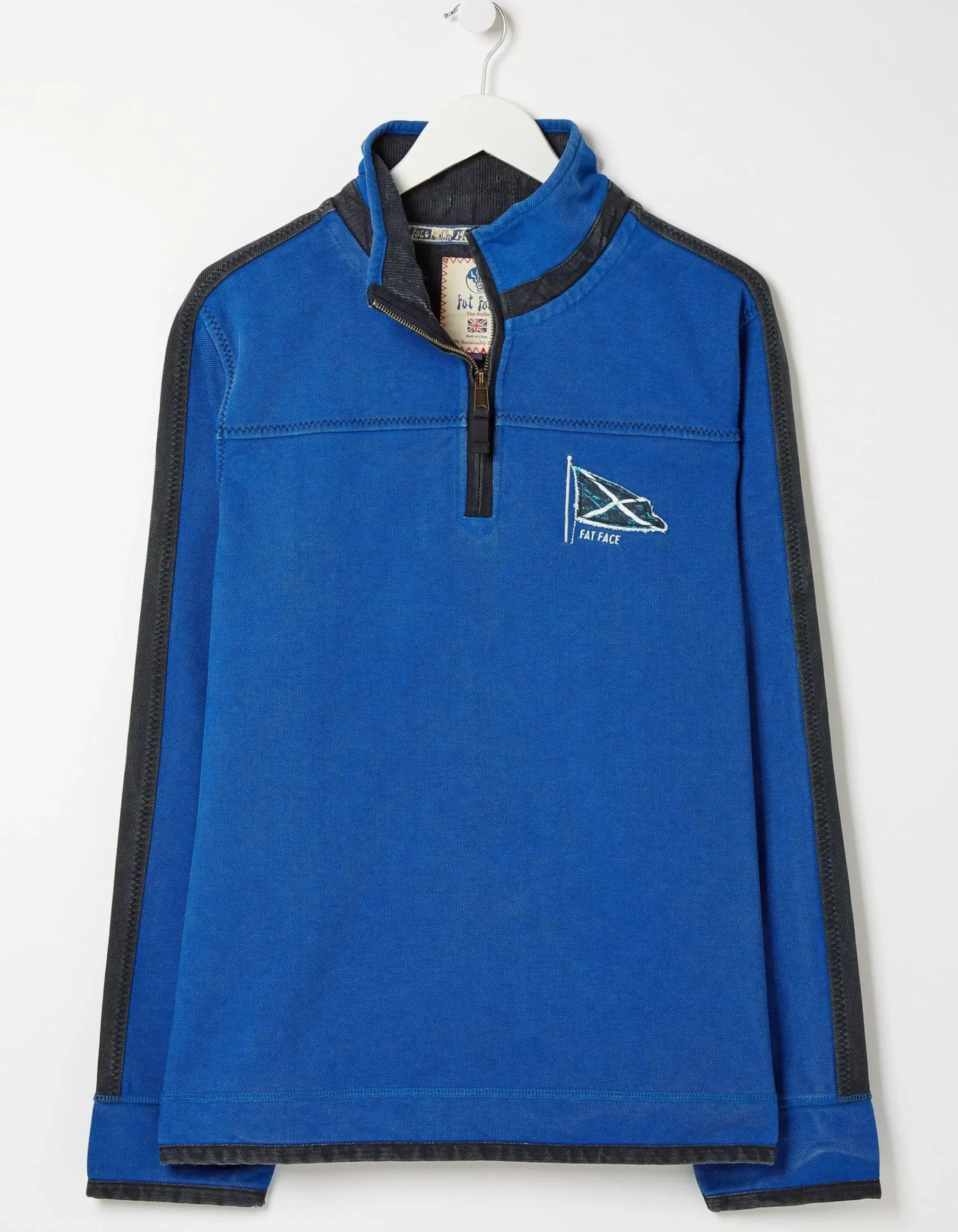 FatFace Nation Airlie Scotland Sweatshirt Blue Outlet