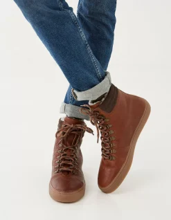 FatFace Nicky Hybrid Hiker Boots Chestnut Outlet