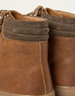 FatFace Nicky Hybrid Hiker Boots Chestnut Hot