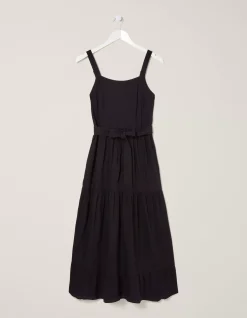FatFace Nita Linen Blend Maxi Dress Phantom Best