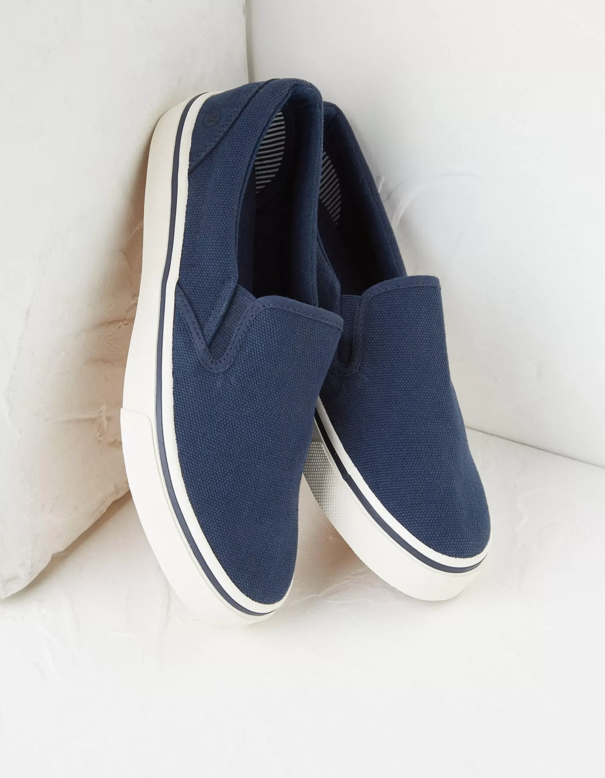 FatFace Ollie Slip On Trainers Navy Discount