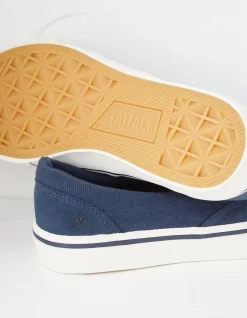 FatFace Ollie Slip On Trainers Navy Discount