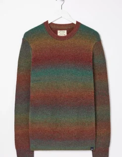 FatFace Ombre Crew Jumper Multi