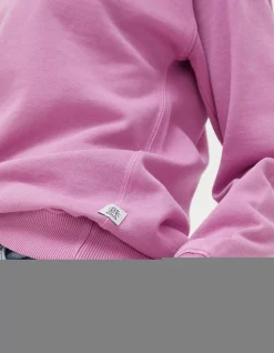 FatFace Organic Cotton Georgia Crew Sweatshirt Berry Pink