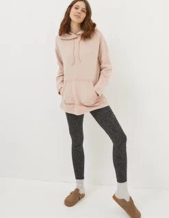 FatFace Organic Cotton Luna Hoodie Light Pink