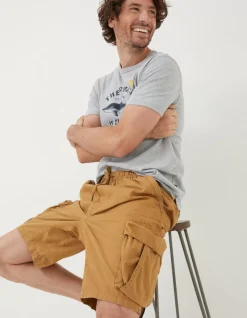FatFace Padstow Pull On Cargo Shorts Tan Best