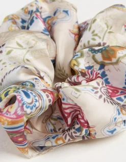 FatFace Paisley Scrunchie Ivory