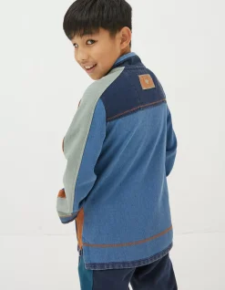 FatFace Panel Airlie Navy New