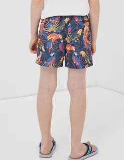 FatFace Parrot Swim Shorts Multi Colour Discount