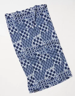 FatFace Patchwork Geo Multi Snood Navy Clearance