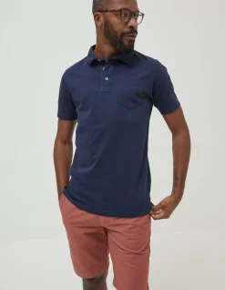 FatFace Perranporth Polo Navy Clearance
